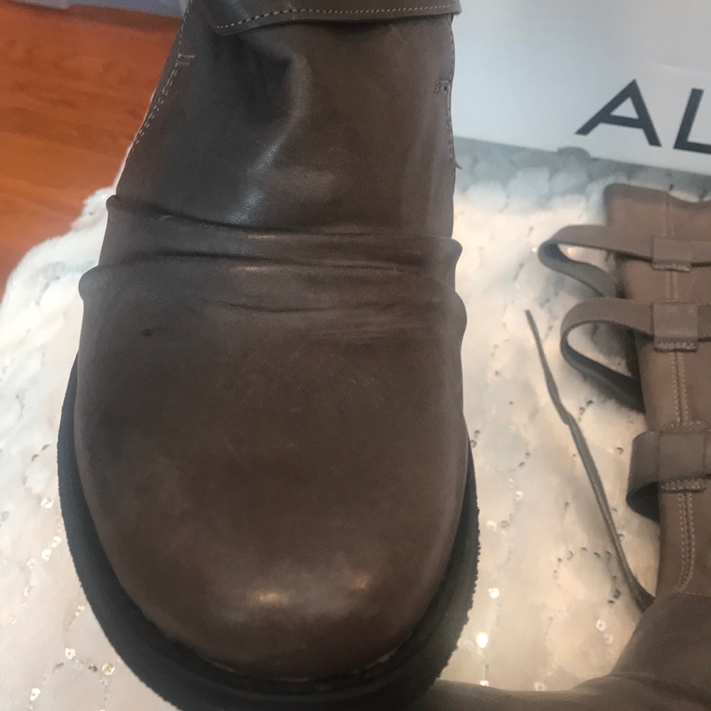 Aldo Brown Combat & Moto Boots - Picture 4 of 8